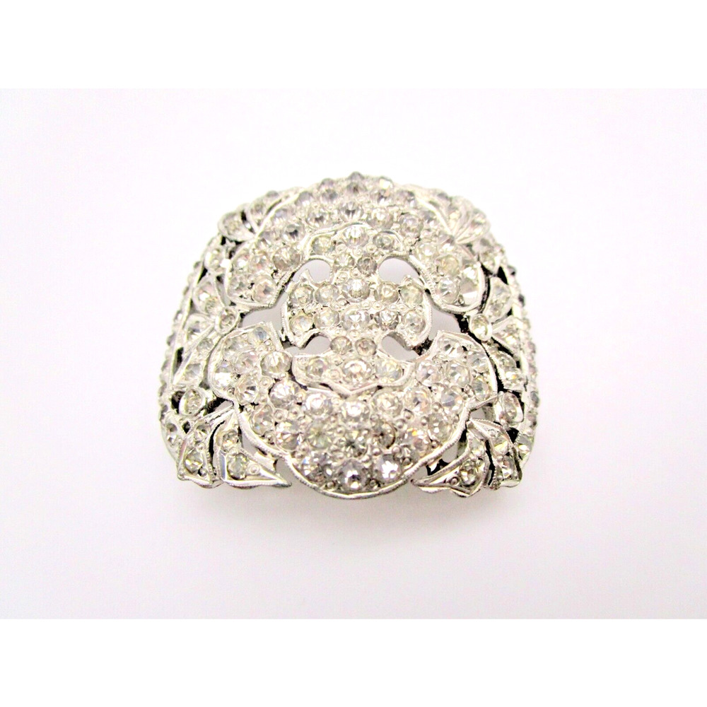 Vintage Lord & Taylor Rhinestone Art Deco Buckle Sparkly Hard to Find